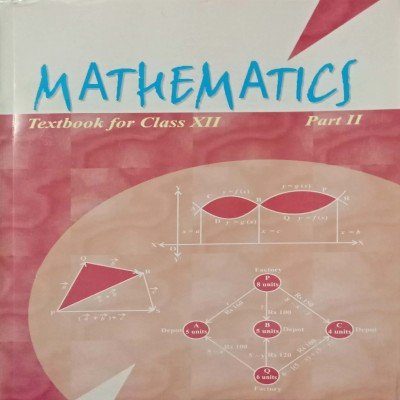Ncert Math 12th Volume 2 In English