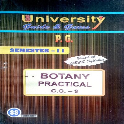 PG 2nd Semester Botany CC 9