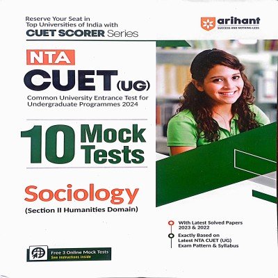 Arihant NTA CUET UG 10 Mock Test Sociology J1042