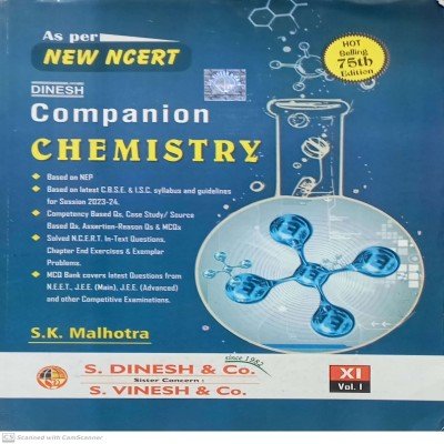 Dinesh companion chemistry class 11th vol- 1&2