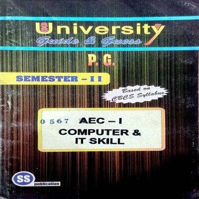 PG 2nd Semester AEC-I Computer & It Skill