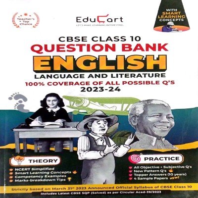 Educart CBSE Question Bank Class 10 English language & literature