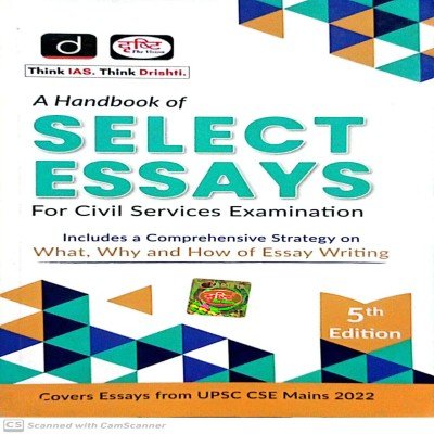 Drishti A Handbook of Select Essays