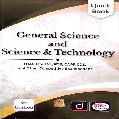 Drishti quick book General science and science & technology