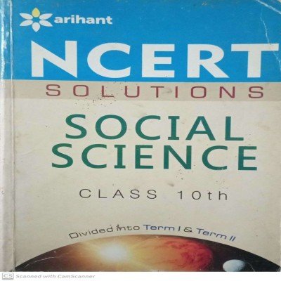 NCERT Solutions Social Science For Class 10th F076