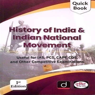 Drishti Quick book History of india & indian national movement