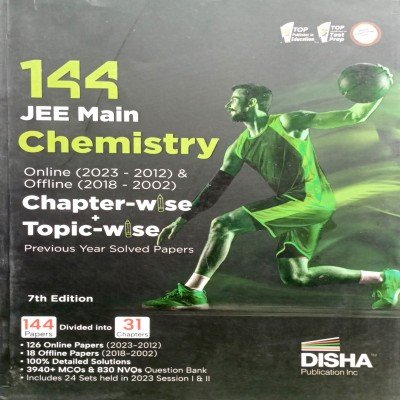 Disha 144 Jee Mains Chemistry Solved Paper