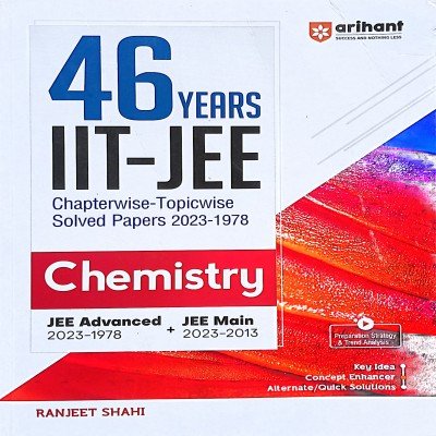 46 Years Chapterwise Topicwise Solved Papers IIT JEE Chemistry C050