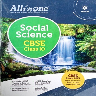 Arihant all in one Class 10 Social Science F954