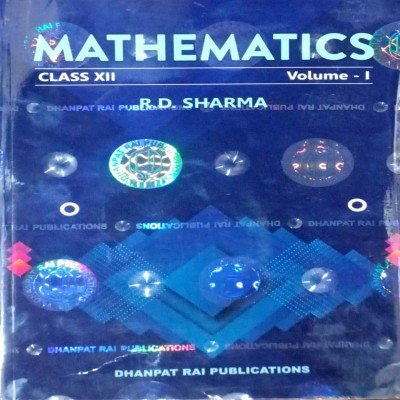 Rd Sharma 12th Math Vol-1 & 2 with mcq