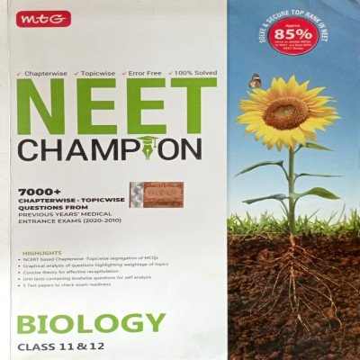Mtg Neet Champion Biology In English