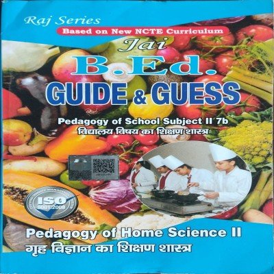 Jai B. Ed 2nd Year Method Home Science