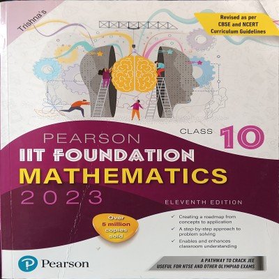 Pearson IIT Foundation Mathematics Class 10