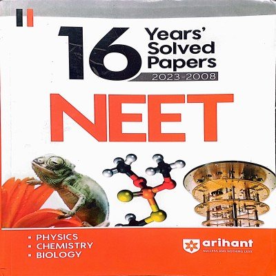 Arihant 16 Years Solved Paper For Neet C067