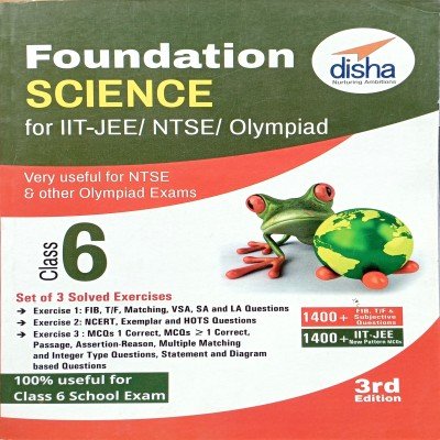 Disha Foundation Science Class 6