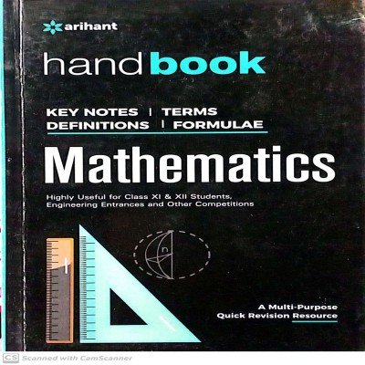 Handbook of mathematics class 11 & 12 C192