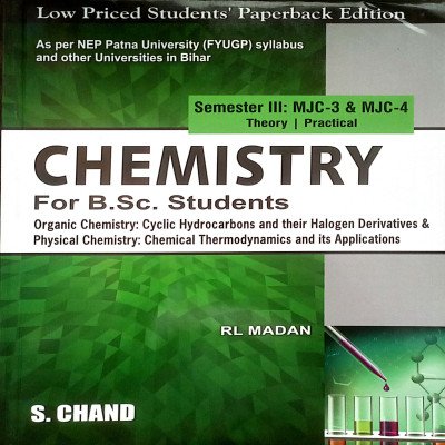 Chemistry For B.Sc. Students Semester-3 MJC-3 & MJC-4
