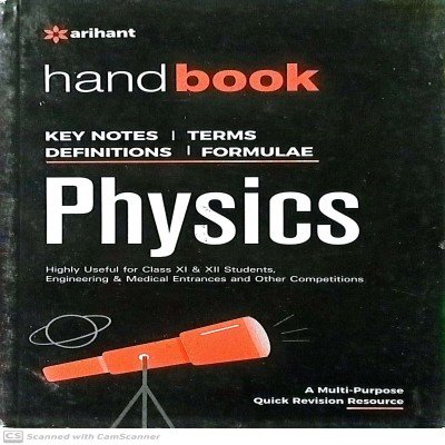 Handbook of physics class 11 & 12 C190