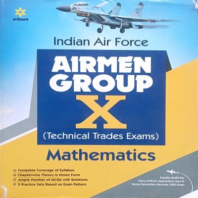 Arihant Indian Airforce Group x Mathematics old D932